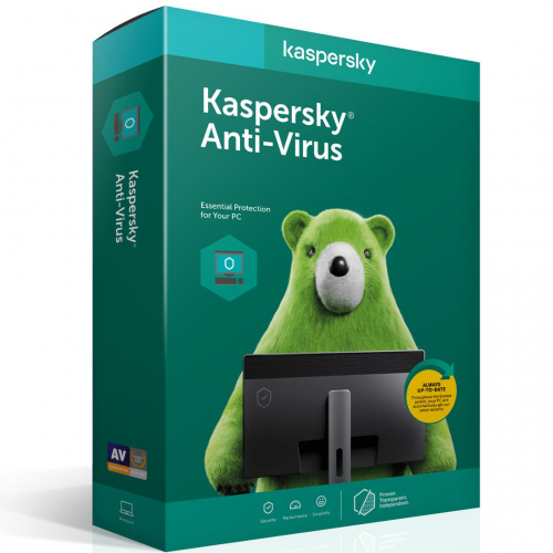  Kaspersky ANTIVIRUS 2 KullanÄ±cÄ±, 1 YIL, Kutulu ÃœrÃ¼n 