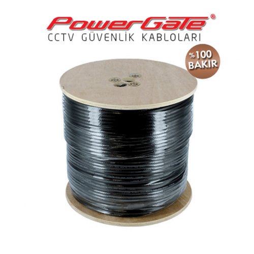  PowerGate OUT 500mt, 2+1 (2x0,50+0,33) %100BakÄ±r, DIÅ ORTAM CCTV GÃ¼venlik Kablosu 