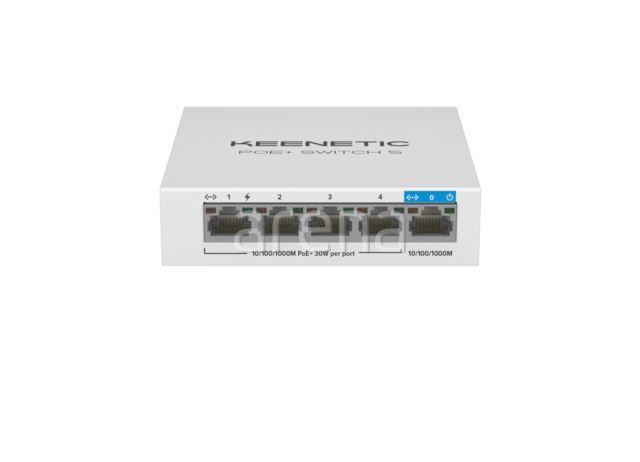 PoE+ Switch 5 1x1Gbit 4x1Gbit PoE+ Port IEEE 802.3af/at 60Watt