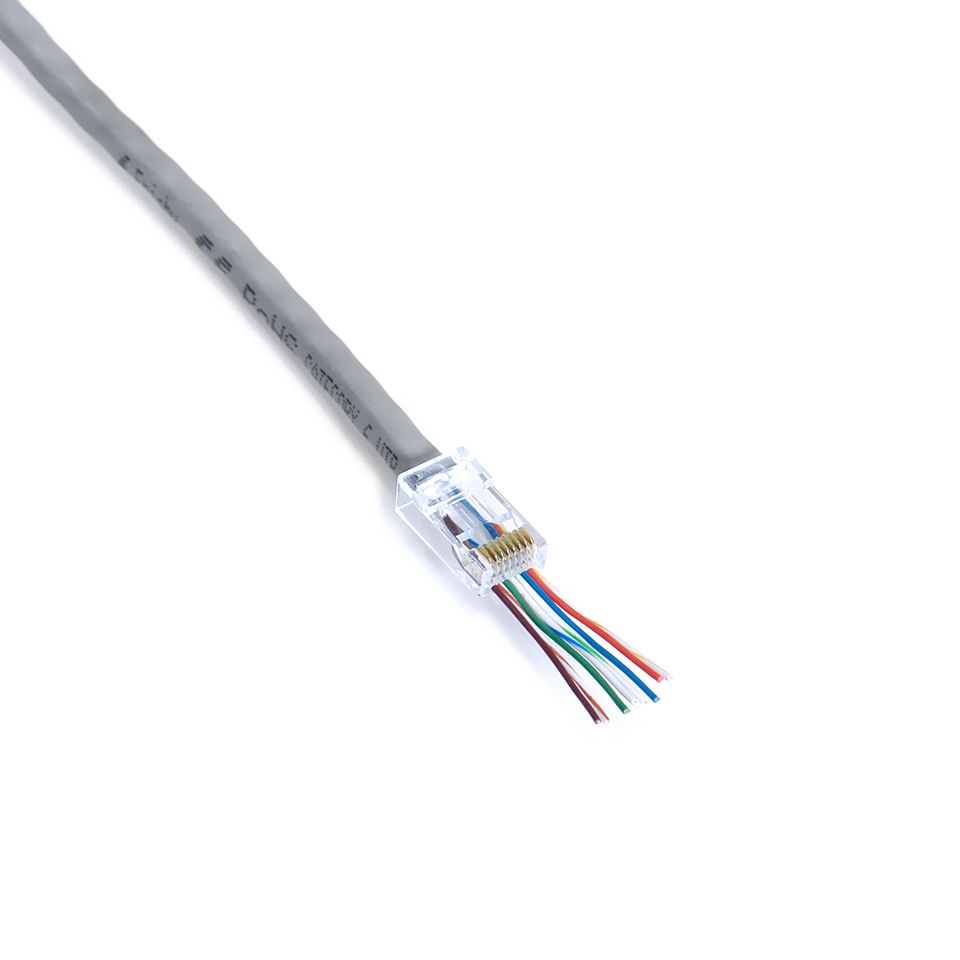 Frisby FNW-RJ4526N Cat5 (100 Lük) RJ45 Yeni Nesil Delikli Konnektör 