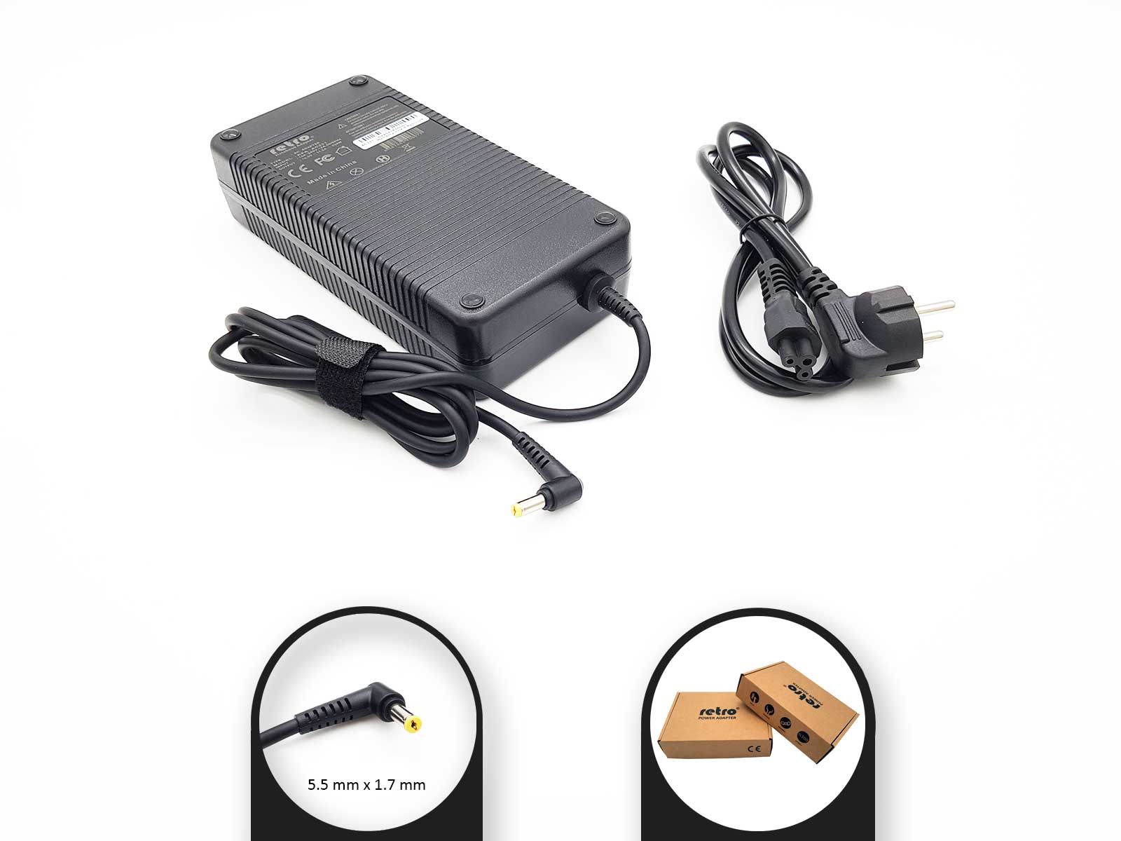 RETRO Acer Predator 19.5V 11.8A 230W Notebook Adaptör RPA-AC331