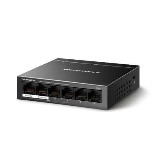 TP-LINK MERCUSYS MS106LP 4 PORT 10/100 MASAÜSTÜ SWITCH (YÖNETİLEMEZ)