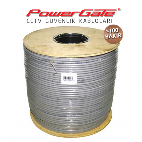  PowerGate PRO 500mt, 2+1 (2x0,50+0,33) %100BakÄ±r, CCTV GÃ¼venlik Kablosu 