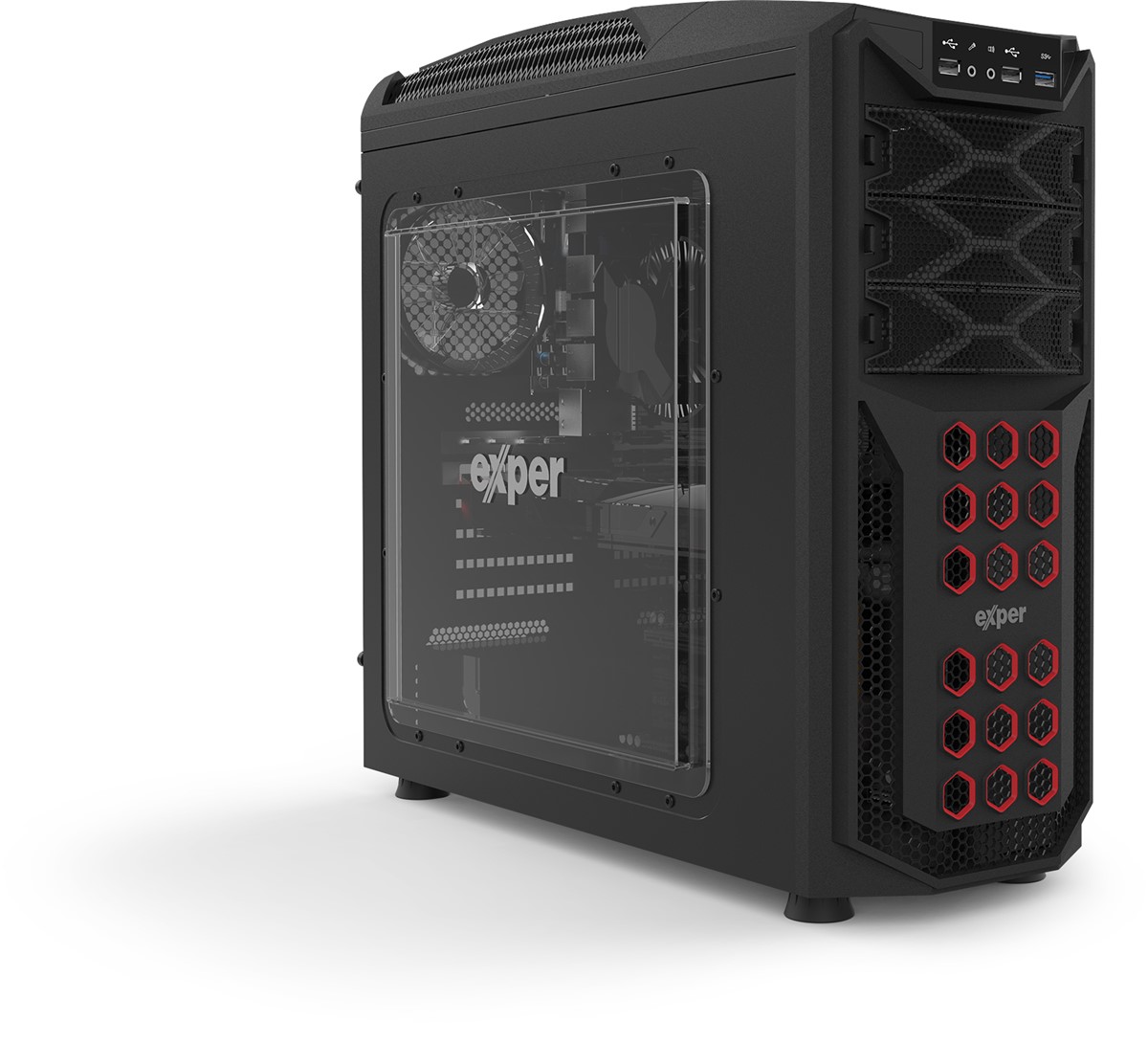 EXPER PC GAMING FLEX XCELLERATOR XC206 ARC B760 i7 13700F 32GB 1TB 8GB INTEL ARC A750 650W FDOS