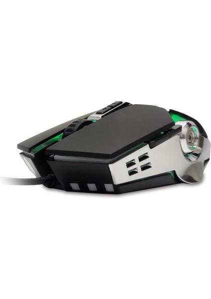 QUADRO RC-112  USB Kablolu RGB Oyuncu Mouse