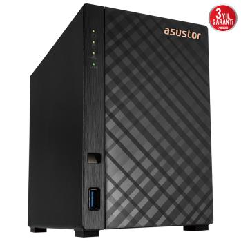 Asustor AS1102TL 2xDisk (2x22TB'a Kadar) 1GB DDR4 1xGbE Nas Yedekleme Ünitesi