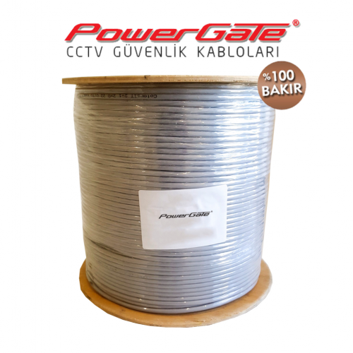  PowerGate PRO 250mt, 2+1 (2x0,50+0,33) %100BakÄ±r, CCTV GÃ¼venlik Kablosu 