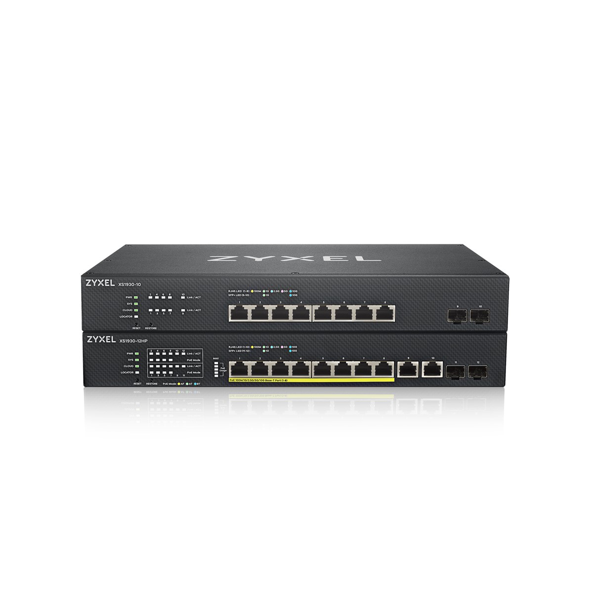 XS1930-12HP 8 PORT MULTI-GIGABIT SMART MANAGED UPOE SWITCH