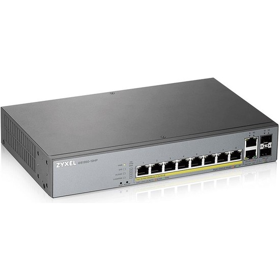 GS1350-12HP 12 PORT YÖNETİLEBİLİR POE SWITCH (130 WATT)