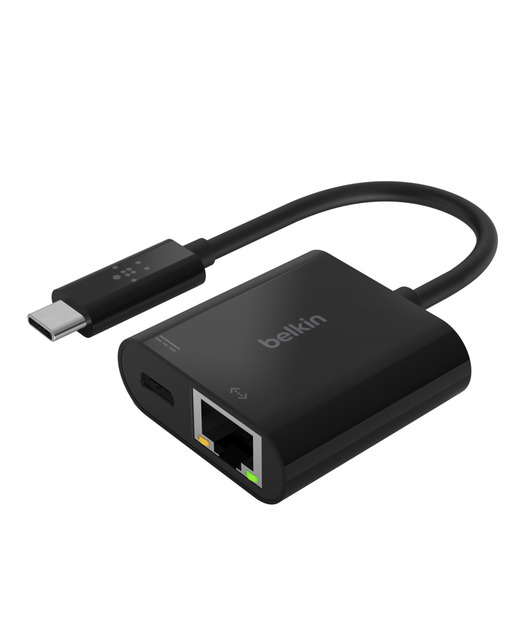 USB-C Şarj + Ethernet Çoğaltıcı INC001BTBK