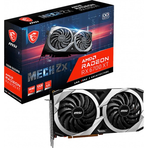 VGA RADEON RX 6700 XT MECH 2x12G OC RX6700XT 12GB GDDR6 192B PCIE 4.0 X16 (3XDP 1XHDMI)