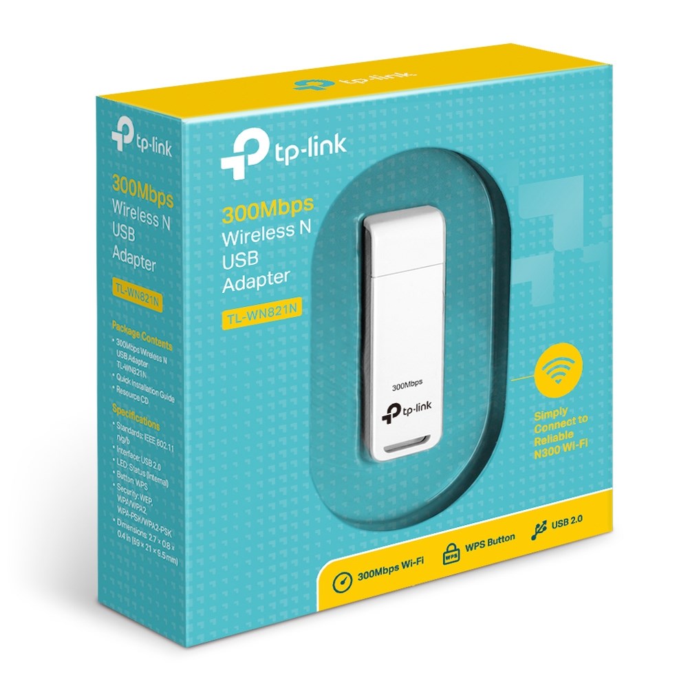 Tp-Link TL-WN821N 300MBPS Kablosuz USB Adaptör