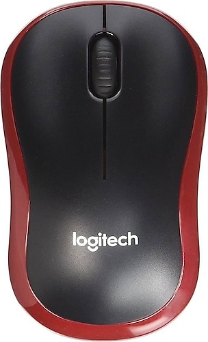 Logitech M185 Kablosuz Mouse Usb Kırmız 910-002237