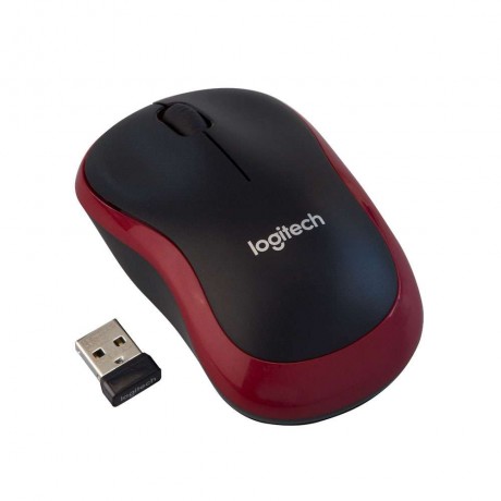 Logitech M185 Kablosuz Mouse Usb Kırmız 910-002237