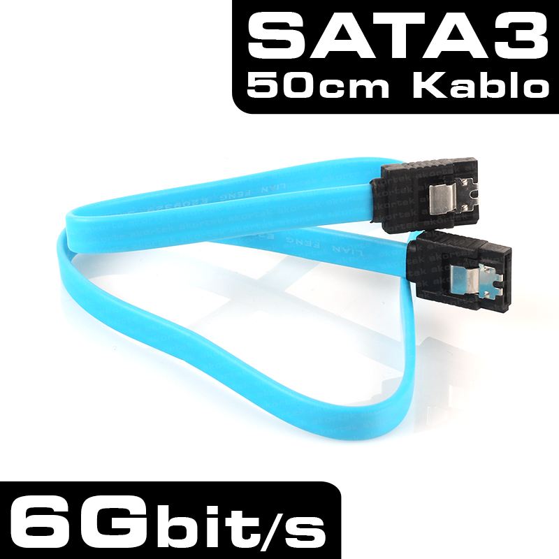 DK-CB-SATA3L50 0.50 Metre SATA 3 Data Kablosu