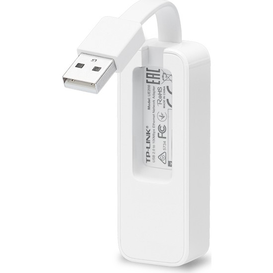 100Mbps USB2.0 Ethernet Ag Adaptörü