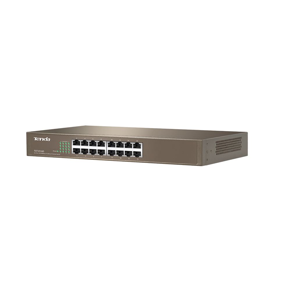 10/100Mbps 16xPort Raf Tipi Hızlı Ethernet Switch