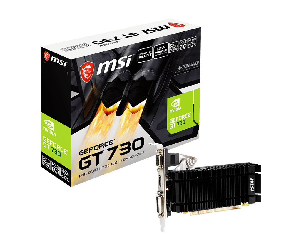 VGA N730K-2GD3H/LPV1 GT730 2GB DDR3 64B DX12 PCIE 2.0 X16 (1XVGA 1XDVI 1XHDMI)