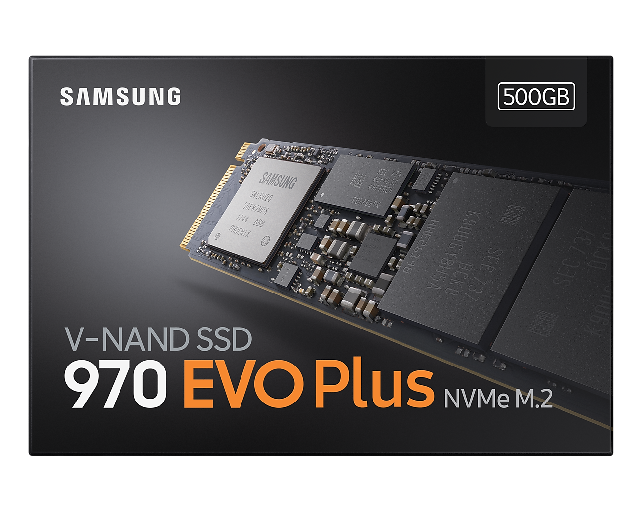 500GB 970 Evo Plus PCIe M.2 3500-3200MB/s 2.38mm Flash SSD