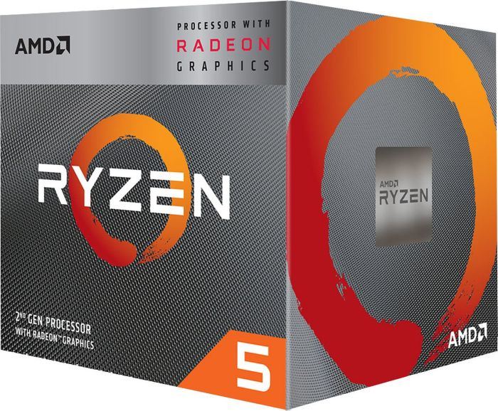 YD3400C5FHBOX Ryzen 5-3400G 3.70-4.20GHz 4MB AM4 Radeon Vega 11/Wraith Spire