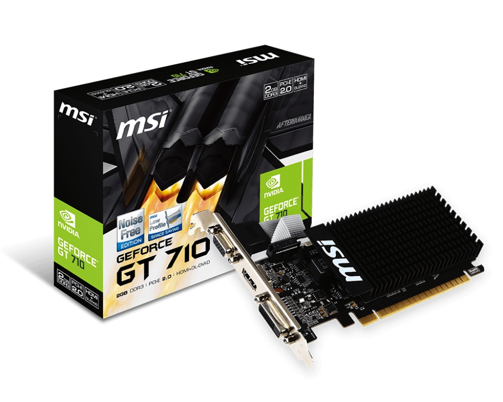 GT710 2GB (GT 710 2GD3H LP) GDDR3 64BIT HDMI/DVI/VGA