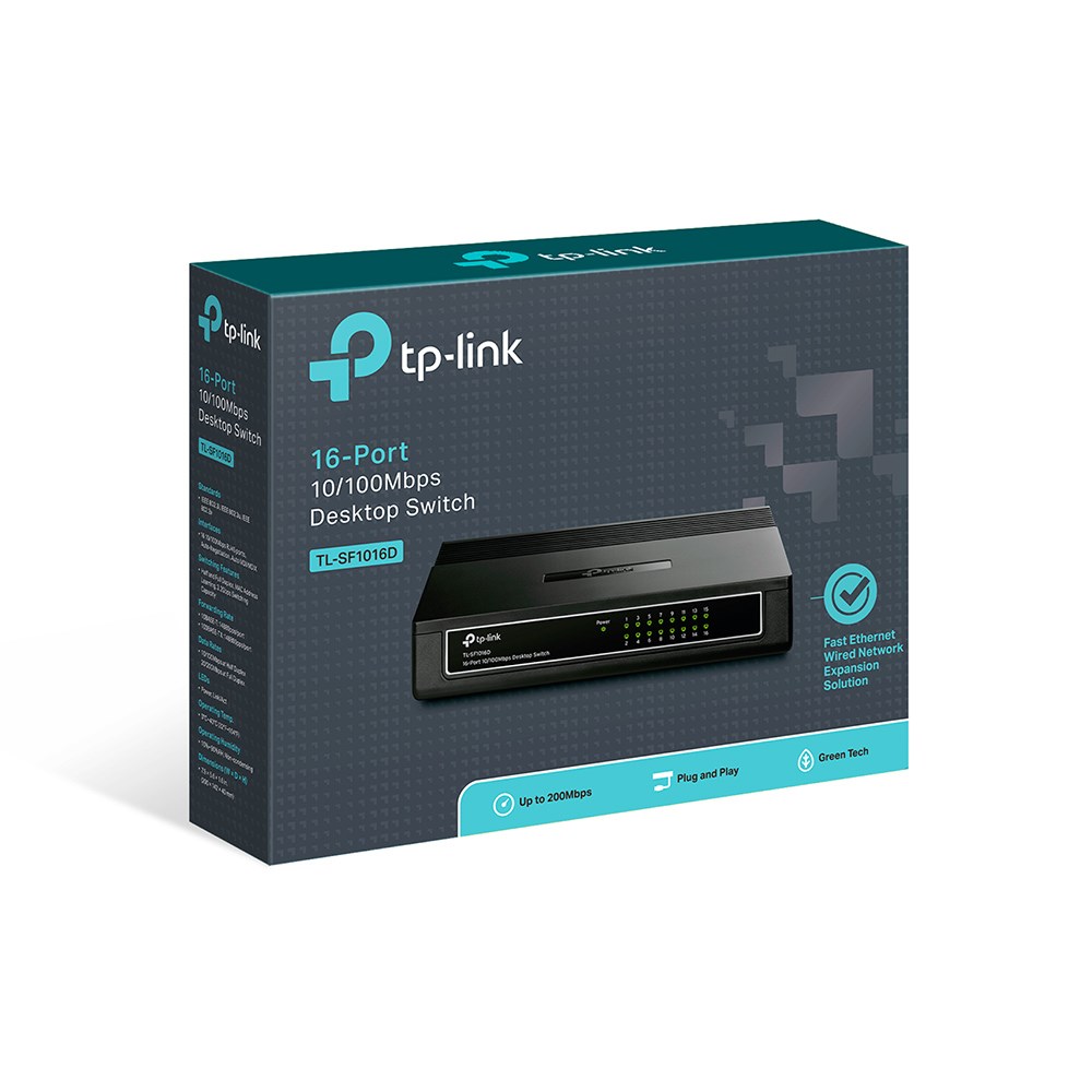 Tp-Link TL-SF1016D 16 Port 10/100  Switch*