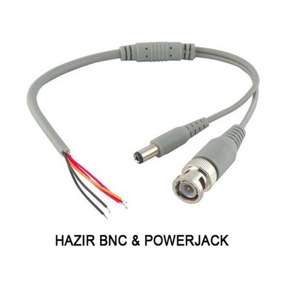 EZCOOL BNC + POWER JACK TEK KABLO 10 LU PAKET