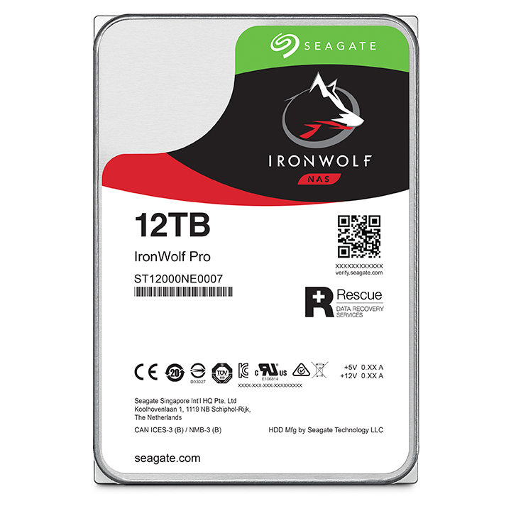 12TB IronWolf Sata 3.0 7200RPM 256MB 3.5'' Dahili NAS Diski