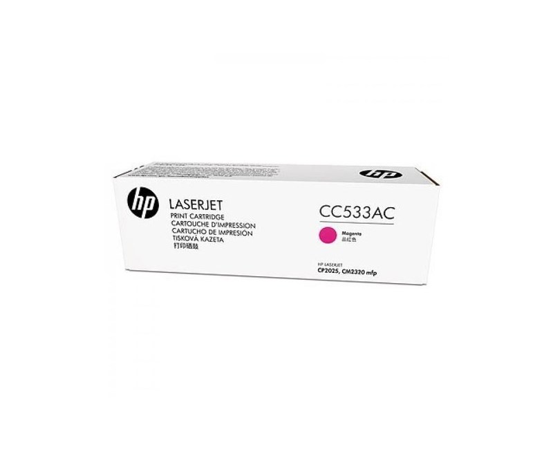 HP CC533AC Sözleşmeli Kırmızı Renkli Toner 304A