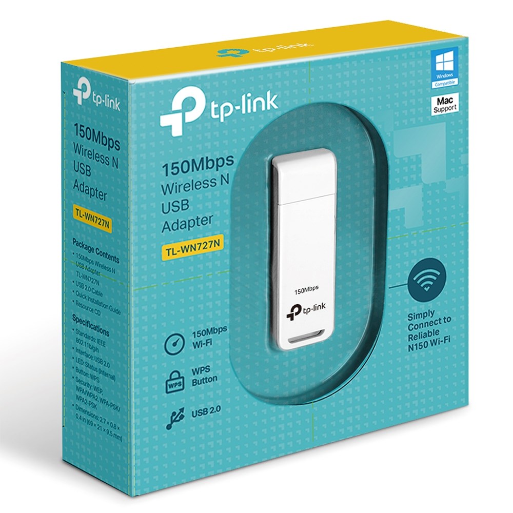 Tp-Link TL-WN727N 150Mbps Kablosuz N USB Adaptör